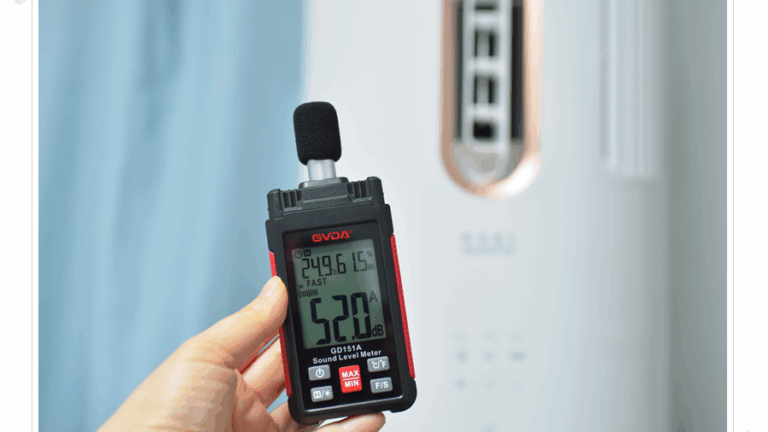 창문형에어컨 소음측정기