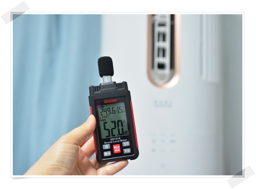 창문형에어컨 소음측정기