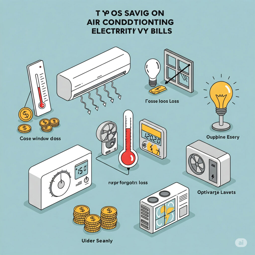 여름철 에어컨 전기요금 아끼는법