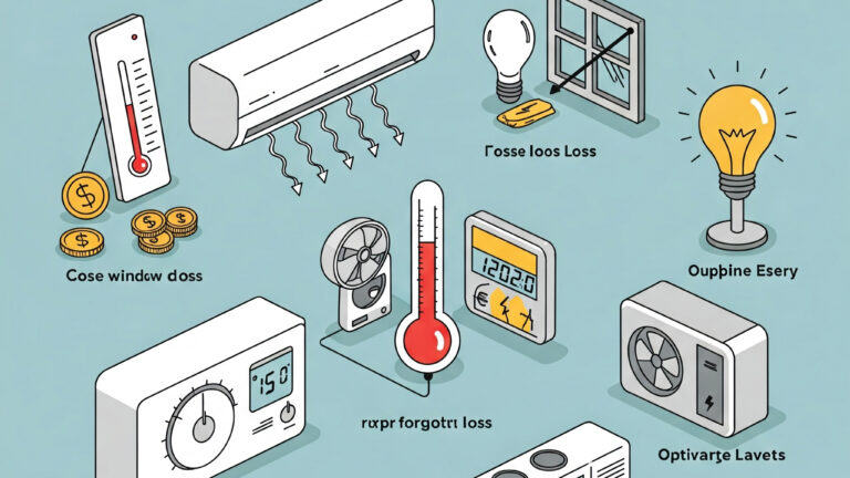 여름철 에어컨 전기요금 아끼는법